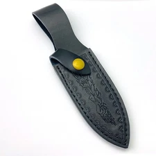 Leather Belt Straight Knife SHEATH Holster FIXED BLADE KNIFE Sheath