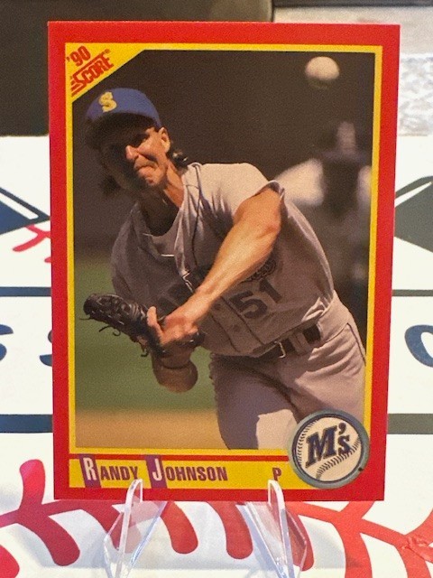 1990 Score #415 Randy Johnson Seattle Mariners