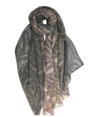 Damen zweifarbig Farbverlauf Muster Print/weiches Halstuch/Kopftücher
