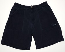 Vintage 1990s Op Sports Ocean Pacific Navy Corduroy Skate 34 Fit 32 Shorts