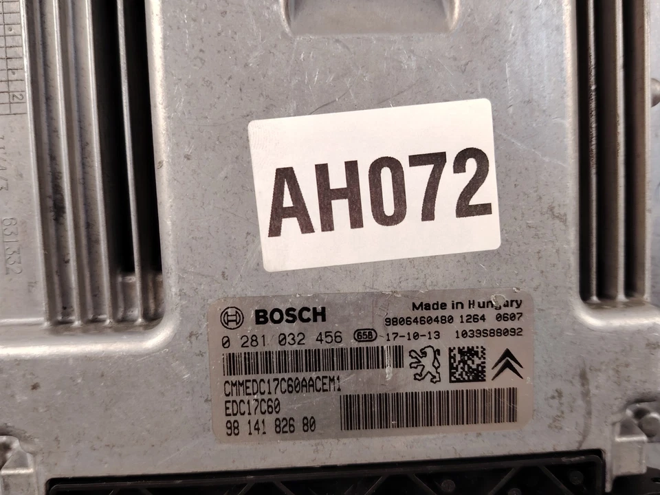 Peugeot Citroen 1.6 HDi Engine Control Unit ECU 0281032456 9814182680 EDC17C60 - Image 2 of 4