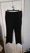 NEW Nine West Women's Barely Bootcut Black Dress Pants Mid Rise