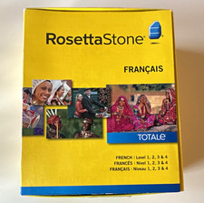 Rosetta Stone TOTALe French Levels 1-4 Language Course CD for PC Retail