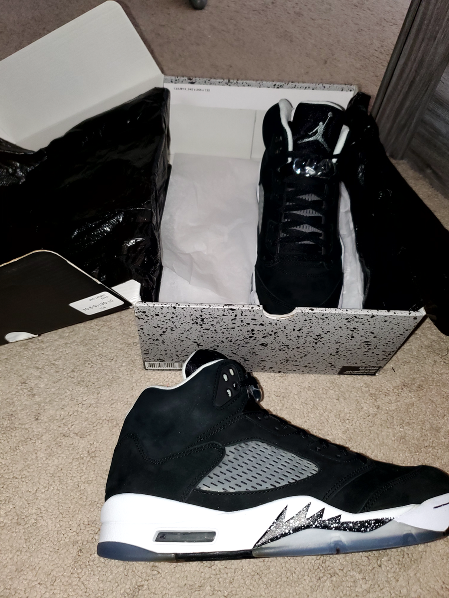 Size 10 - Air Jordan 5 Retro 2013 Oreo for sale online | eBay