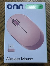 Onn Wireless Mouse 5 Button 1600 DPI Pink