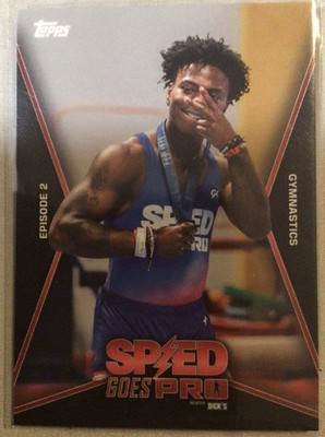 2025 IShowSpeed Speed Goes Pro Topps Gymnastics Base #05 Episode 2 Suni Lee