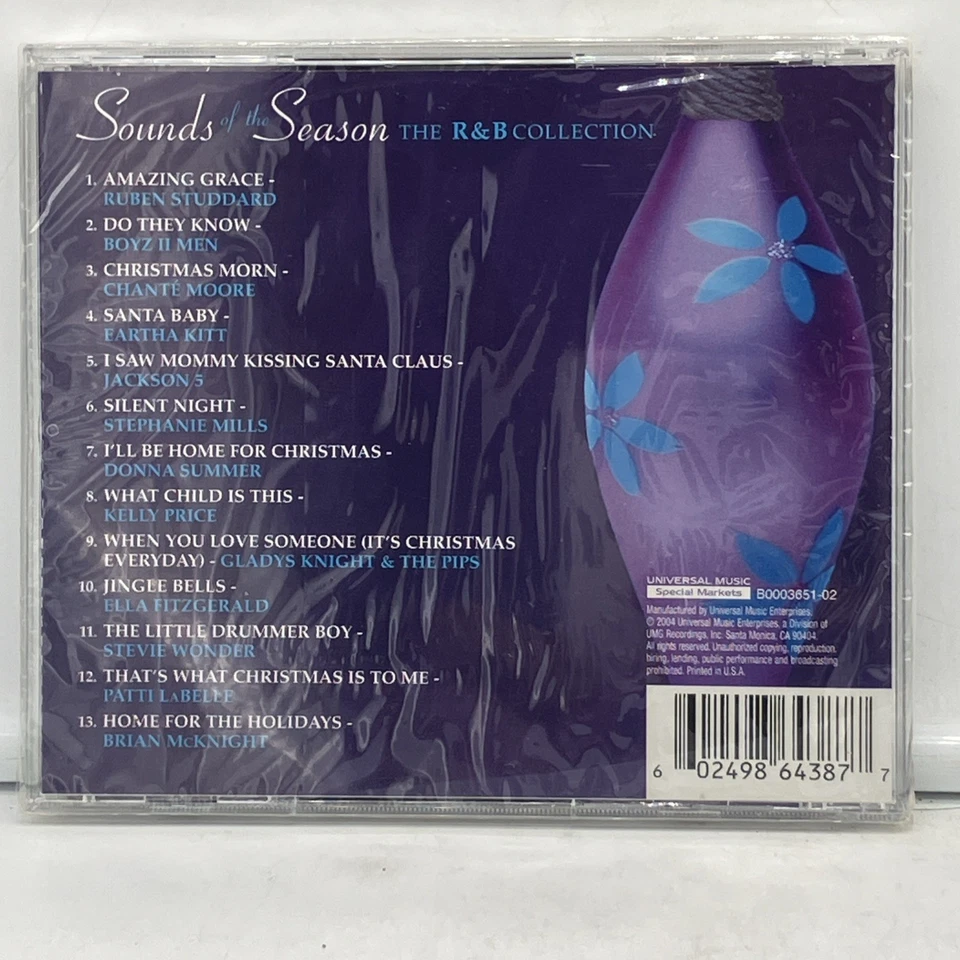 SOUNDS OF THE SEASON - The R&B Collection Christmas CD - SEALED - FREE SHIPPING - Image 2 of 2