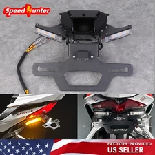LED Turn Signal Fender Eliminators License Plate Holder For Aprilia RS660 Tuono