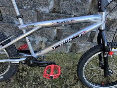 gt trials bicycle Rare Vintage 1998 GT Bicycles Team Trials BMX MTB 20” Hans Rey Silver USA  HTF