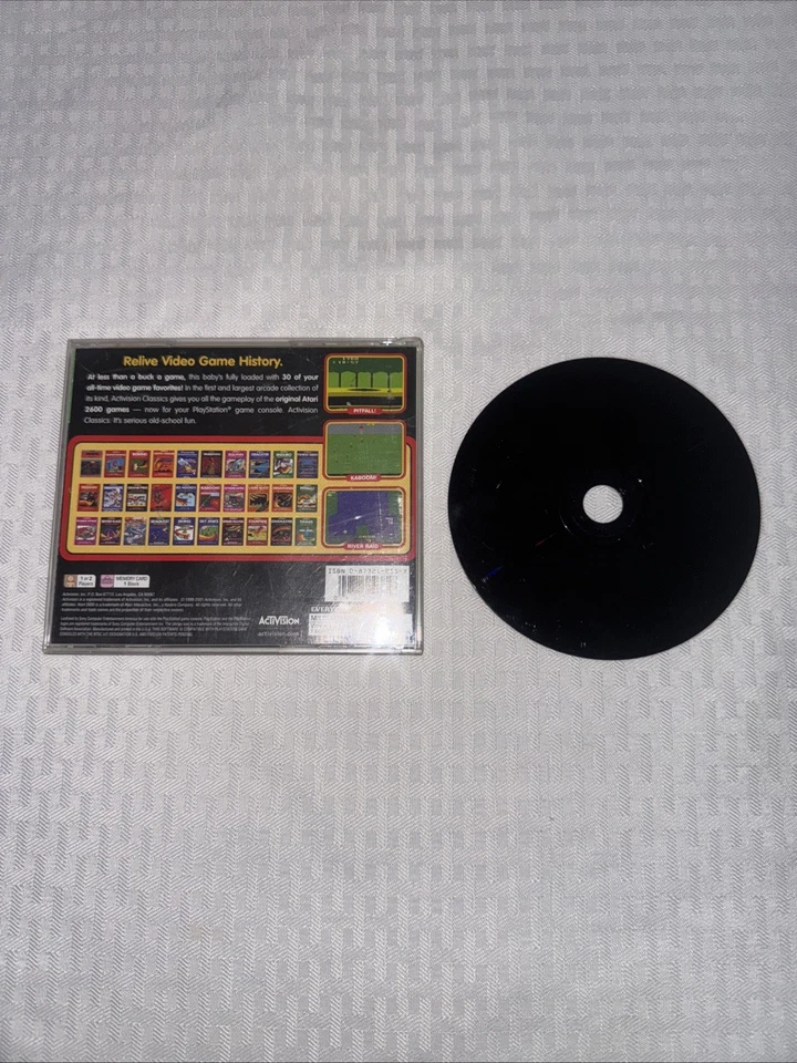 Activision Classics (Sony PlayStation 1, 1998) Greatest Hits Complete In Box CIB - Image 2 of 2