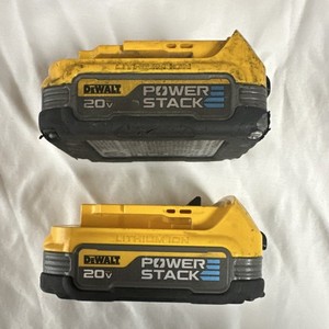 DEWALT POWERSTACK 20V Lithium-Ion Battery Yellow for Power Tools