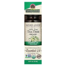 100 Pure Organic Essential Oil, Tea Tree, 0.5 fl oz 15 ml 
