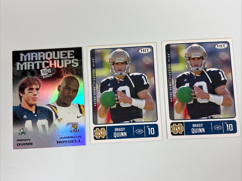 2007 Press Pass SE - Marquee Matchups Brady Quinn, JaMarcus Russell #MM-1 (RC) +