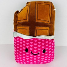 Animal Adventure Candy Bar 12" Stuffed Toy Chocolate Hearts Pink Plush 2023