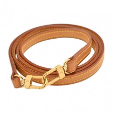 Auth LOUIS VUITTON Vachetta Leather Shoulder Strap Gold Hardware lv9420ku