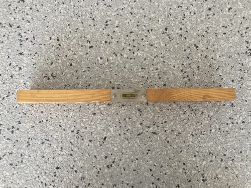 Vintage 80’s “STANLEY” 18” Wood Level. STAMBAUGHS of Youngstown, Ohio. Pre Owned - Picture 5 of 7