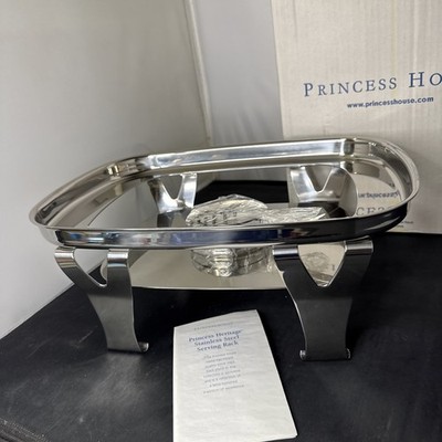 Princess House Heritage Stainless Steel Serving Rack 6380A NEW in BOX