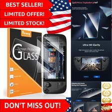 High Definition 9H Tempered Glass Film for Steam Deck - 2-Pack with Cleaning Kit