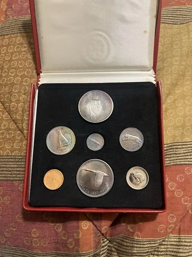 1867-1967 Canadian 80% Silver Mint Set in Original Case ! Please Check It Out !!