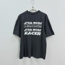 Vintage 90s Star Wars Episode 1 Racer tee washed movie y2k Menace Lucasfilm rare