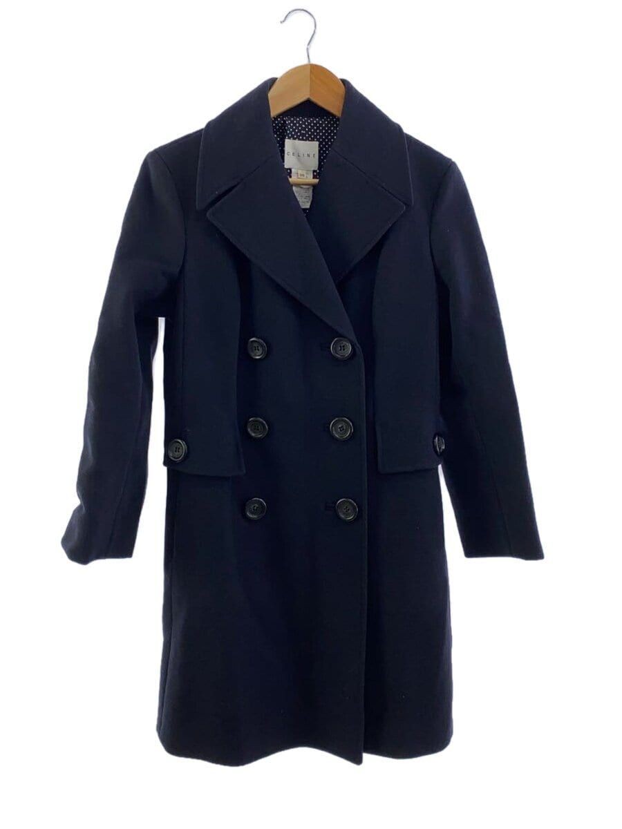 ALTRA CELINE altro cappotto 38 lana navy 28169 0823