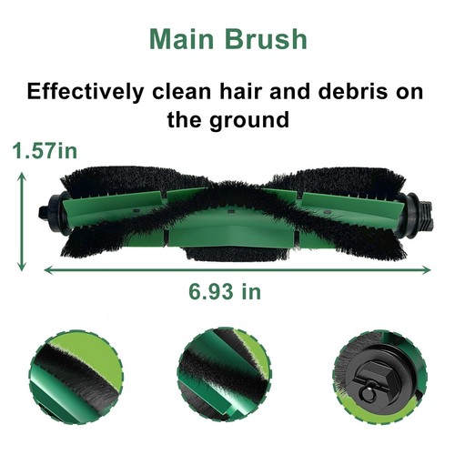 20 Pezzi Roomba 104/105/Q052 Kit, 1 Spazzola, 4 HEPA, 6 Lati, 4 Scopa, 4 Sacchetti - Foto 3 di 8