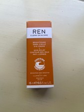 REN Clean Skincare Radiance Brightening Dark Circle Eye Cream .5oz NIB