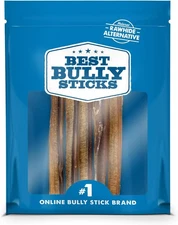 Best Bully Sticks 6 Inch for Dogs - 5 Count 5 (Pack of 1) 