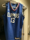 Nike Tank Top Youth L 14/18 Blue Dri-Fit LA Clippers Basketball Paul George #13 — photo 1