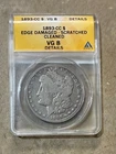 1893-CC  #53. Graded VG-8 by ANACS. KEY DATE!  $1 Morgan Silver Dollar Key date