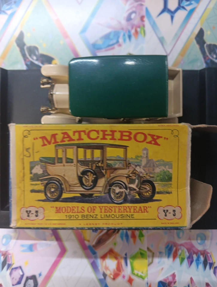 1968 Lesney Products Matchbox Series #Y-3 1910 Benz Limousine New in Box (501205 - Image 2 of 4