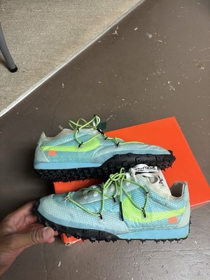 Nike Off-White Waffle Racer Vivid Sky CD8180-400 Men s Size 13 w/ Box