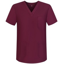 Krankenschwester Uniform Top Unisex MISEMIYA BZ-6801 Gr&ouml;&szlig;e S/M, Blau, Baumwolle