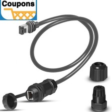 Ethernet Adapter for Starlink Gen 3/Mini Cable Extension RJ45 Coupler Waterproof