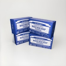 Dr. bronner  s - Pure-Castile Bar Soap  Peppermint, 5 Oz - 4 Pack -