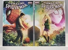 AMAZING SPIDER-MAN #7 & 8 MARVEL COMICS EDGE TRADE DRESS CONNECTING COVERS 2022