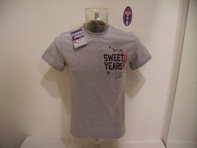 SWEET YEARS T SHIRT UOMO MAGLIA MANICA CORTA SYU345 GRIGIO