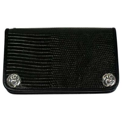 Black Lizard Skin Wallets