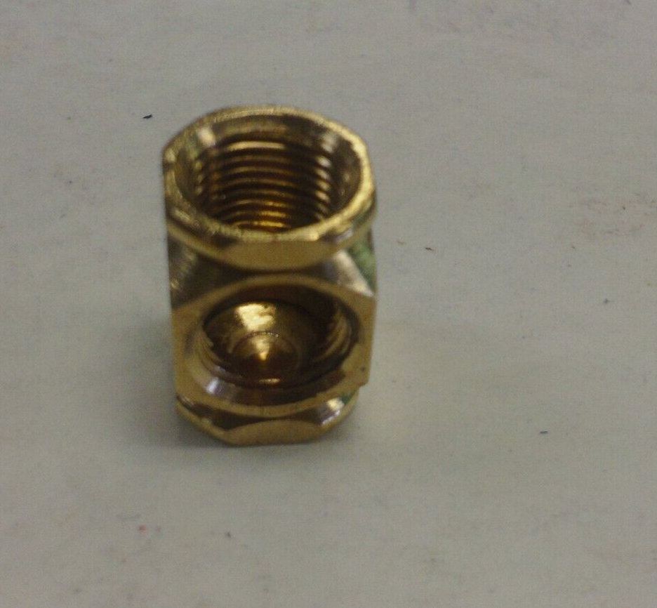 CREATE 15 BRASS TOBACCO INTERCHANGEABLE PARTS SQUARE ELBOW HAND PIPE