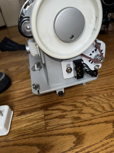 Restored Federal Sewing Machine. Canvas & Leather. New Motor & Foot Pedal. RX - Picture 7 of 17