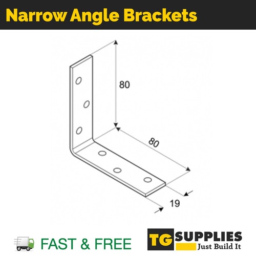 Brackets de esquina soporte ángulo recto forma de L soporte soporte soporte enchapado en zinc Reino Unido - Imagen 7 de 10