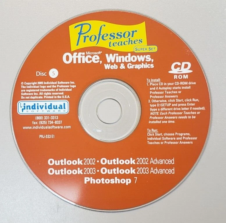 Professor Teaches Software Lot of 17 Video Class CDs - Image 4 of 4