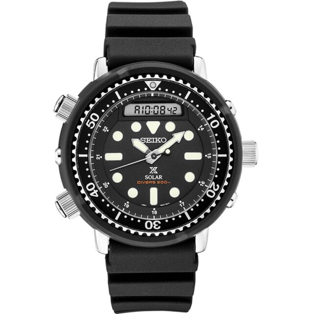 New Seiko Prospex Solar Hybrid "Arnie" Divers 200M Men's Watch SNJ025 New Seiko Prospex Solar Hybrid "Arnie" Divers 200M Men's Watch SNJ025