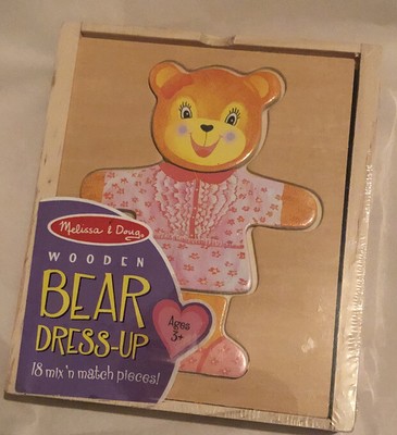 melissa and doug teddy bear dress up