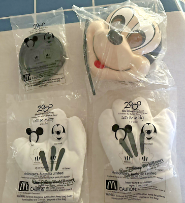 McDonalds Toys 2000 Walt Disney World Resort - Let's Be Mickey
