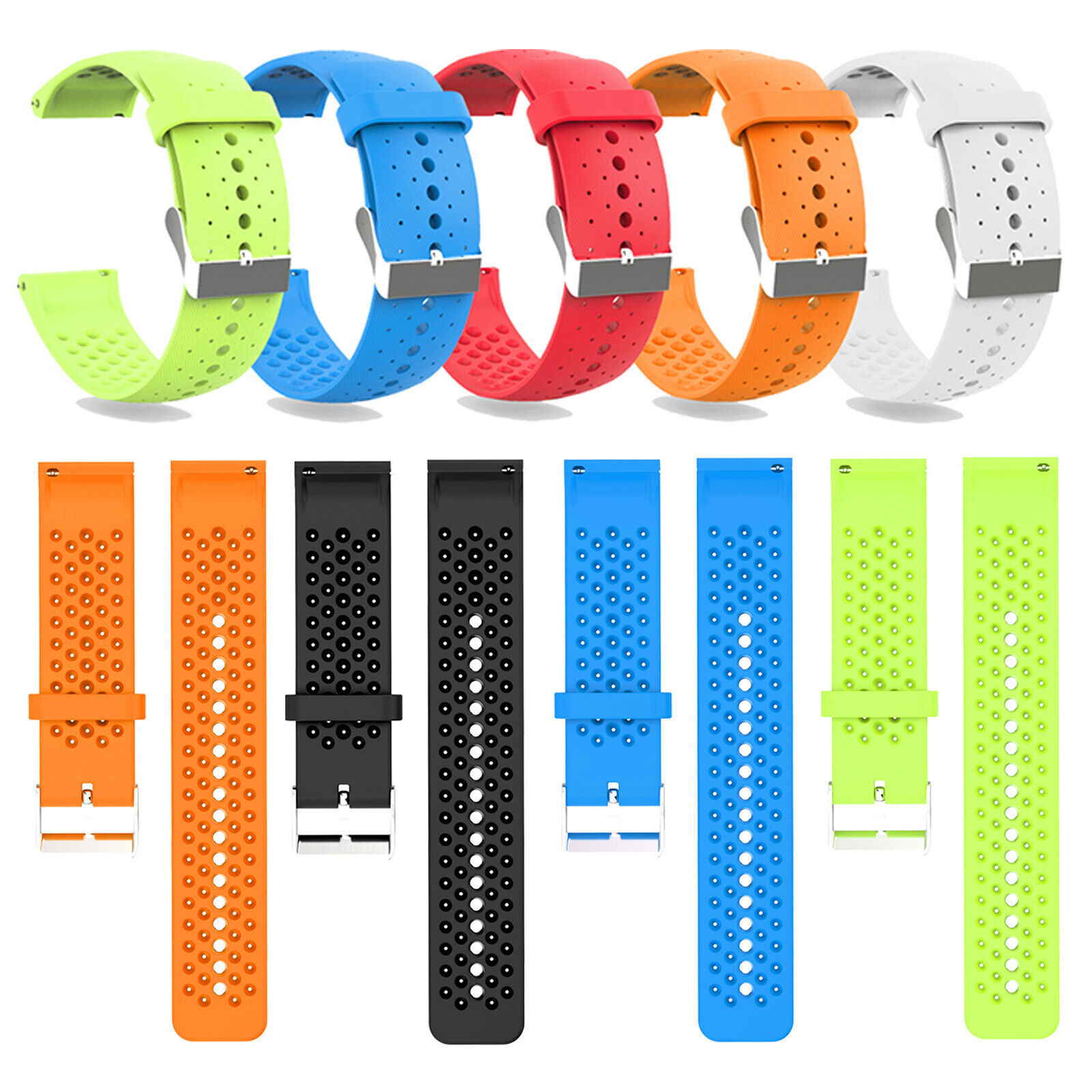 Soft Silicone Watch Replacement Wrist Strap Band Watchband for Polar Vantage M