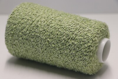 K15 (60 /kg) 250g MOUSSE EFFEKT-MOHAIR MERINO APFEL-GRÜN-LIME-SCHWARZ (3) Zwirn