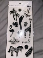 Recollections Clear Stamp Set Of 14 PCs, Wild And Free