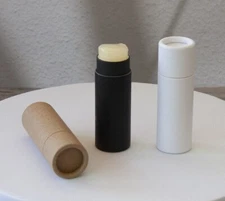 25 - Easy Push-Up Paper Lip Balm Tubes 4.25 g / .15 oz  4.25ml 0.15 ounce
