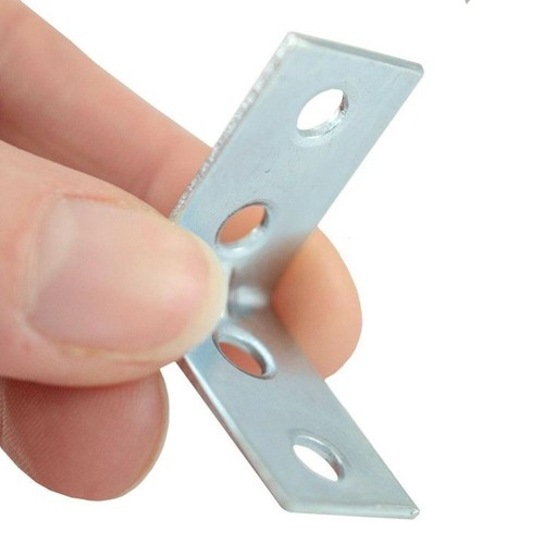 Angle Bracket L Corner Brace Shelf Timber Joint Support Connector Zinc Plated AU - Picture 4 of 21